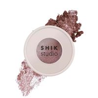 Сияющие розово-коричневые тени-спарклы SHIKstudio Single Eyeshadow Hadar
