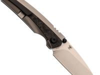 Складной нож Kansept Raven, сталь CPM 20CV, рукоять титан серый