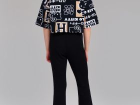 Фуфайка трикотажная для девочек (футболка)