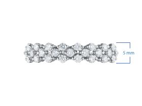 Классическое кольцо из белого золота с бриллиантами э0901кц08160900