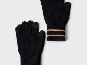 Перчатки трикотажные для девочек, 2 пары в комплекте