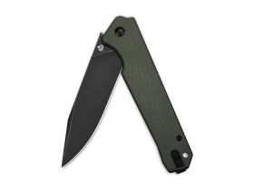 Складной нож QSP Mamba V2 Black, сталь D2, рукоять микарта