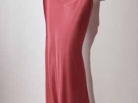 Атласная юбка макси