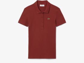 Женское поло Lacoste приталенного кроя из органического хлопка