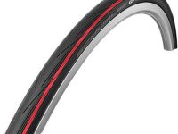 Велопокрышка Schwalbe Lugano II K-Guard 28&quot; (черный / красный стандартная боковина 700x25C (25-622) стальной)