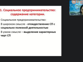 Международный вебинар "Социальное предпринимательство и некоммерческие организации в социальной сфере"