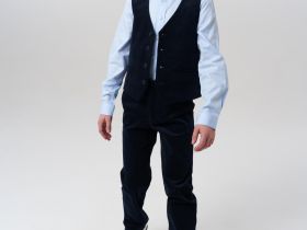 Комплект текстильный для мальчиков: брюки, жилет