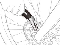 Ключ для правки ротора Topeak RotorTru (серебристый)