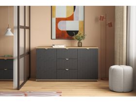 Тумба Монблан 139x76 Грань Графитовый