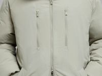 Утепленное пальто с утяжниками на талии