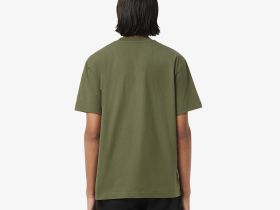 Мужская хлопковая футболка Lacoste с коротким рукавом