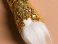 Елочная игрушка Золотой гном/Gnomo d'oro