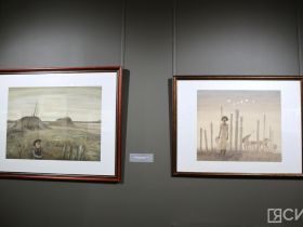 В Якутске открылась выставка графики Алексея Евстафьева