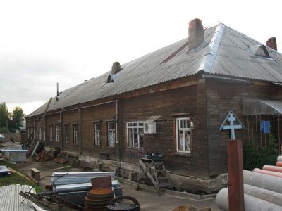 Деревянная рига