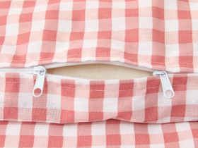 Постельное белье полукомплект Vichy, кораллово-розовое