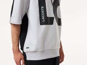 Мужская толстовка Lacoste свободного кроя с капюшоном