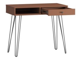 Письменный стол Крейн-3 90x50 Терракотовый/Черный