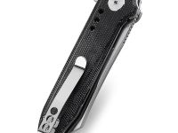 Нож складной Bestech Syntax, сталь 14C28N, рукоять микарта, черный