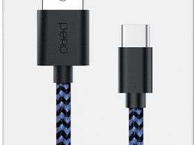 Кабель Pero DC-04 USB / USB-C 1 м Синий