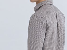 Рубашка в клетку виши, Коричневый