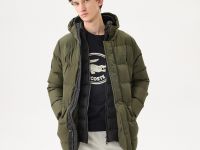 Мужская удлинённая куртка Lacoste с капюшоном