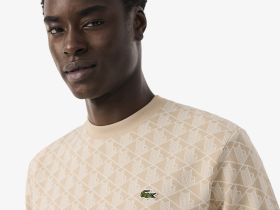 Мужская жаккардовая футболка Lacoste