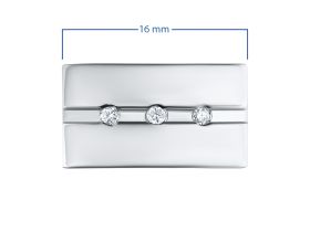 Запонки из серебра э0612зп01181300
