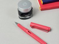Ручка перьевая Lamy "0B0 safari", Sunset coral, F