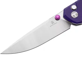 Складной нож Bestechman Velix, сталь 14C28N, рукоять G10, фиолетовый