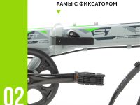 Складной велосипед Stels Pilot 360 14 V010, год 2025, цвет Серый-Черный