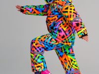 Комплект текстильный с полиуретановым покрытием для девочек: куртка, полукомбинезон