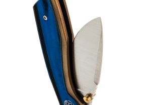 Складной нож Assassin knives Mini Rex, сталь M398, рукоять титан/микарта