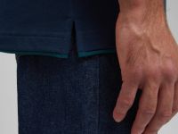 Поло из хлопка пике с коротким рукавом