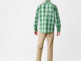 Мужская рубашка Lacoste приталенного кроя