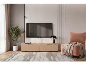 ТВ-тумба Флавир 140x27 Букле Кремовый