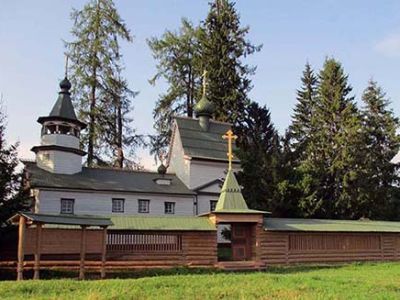 Ограда деревянная Порженского погоста