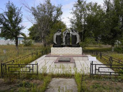 Братская могила советских воинов, погибших в период Сталинградской битвы