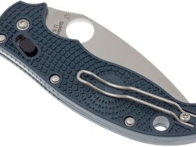 Складной нож Spyderco Manix 2 Lightweight Dark Blue, сталь Crucible CPM® S110V™, рукоять пластик FRCP, синий