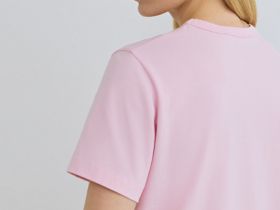 Футболка с принтом, Розовый