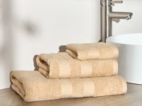 Полотенце махровое Беттин/Bettino, бежевое