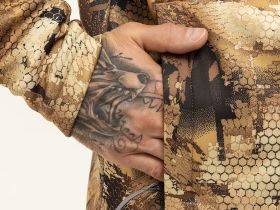 Толстовка Remington Polar Dream FIT Yellow Waterfowl Honeycombs — флис 340 г/м², 5 карманов