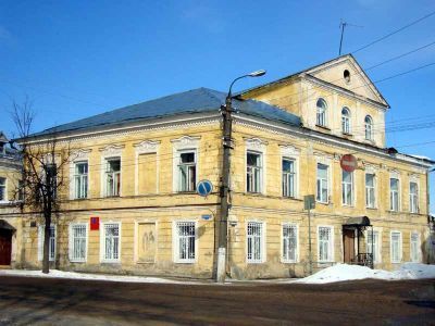 Образец жилой застройки площади и улицы