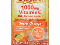 Emergen-C, Витамин C, смесь ароматизированных газированных напитков, супер-апельсин, 1000 мг, 30 пакетиков по 9,1 г (0,32 унции)