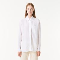 Женская лёгкая рубашка Lacoste из льна