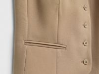 Жилет из поливискозы, Бежевый