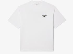 Мужская футболка Lacoste свободного кроя из органического хлопка