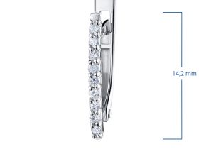 Серьги из белого золота э4712сг08200108