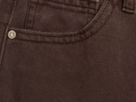 Джинсы Wide leg для девочек, Коричневый