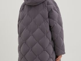 Пальто утепленное с утиным пухом