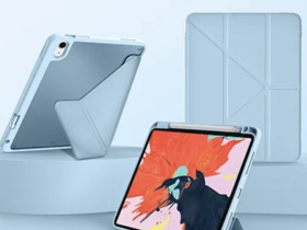 Чехол-книжка WIWU Defender Protective Case для Apple iPad Air 4/5 и Air 11 (2024/2025), с подставкой и отделением под стилус (голубой)